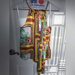 NY&CO Halter Top Tropical 🌴 NWT